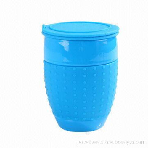 2014 Newest Design Silicone Coffee Cup Lid Cover with Jelly Color
